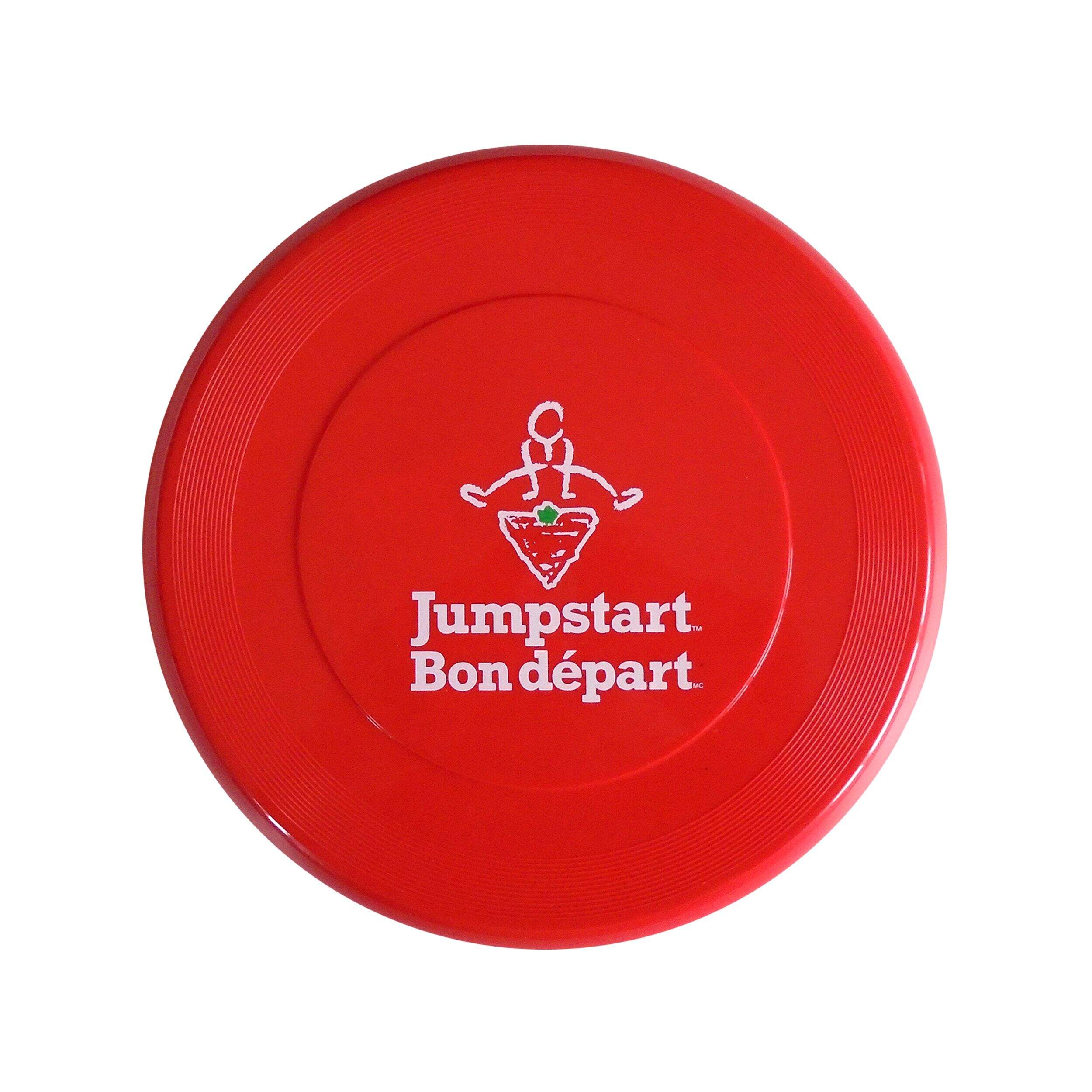 Disque volant Frisbee Bon départ de Canadian Tire, rouge, 6 ans et plus, pour activités estivales et d'extérieur Front_Flat