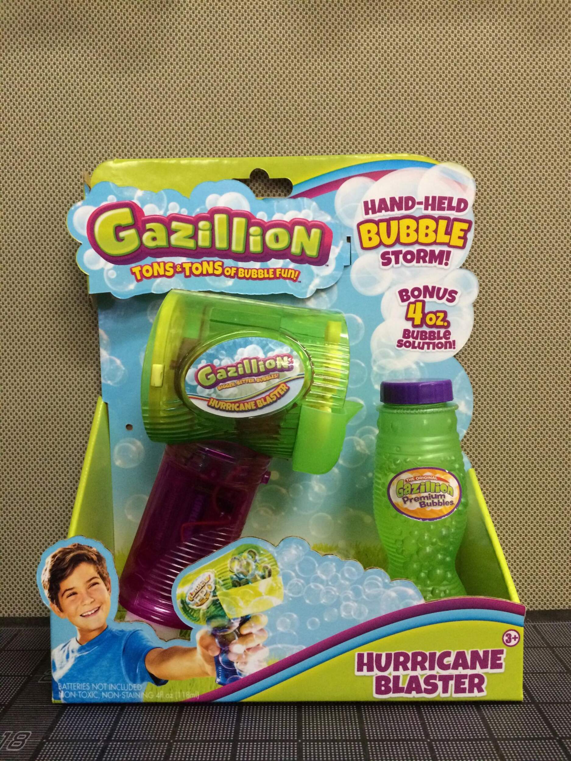 Gazillion Hurricane Bubble Blaster, Ages 3+ Front_Flat