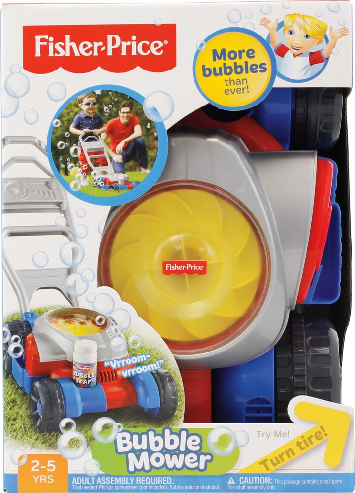 Fisher Price Push Along Bubble Blowing Lawn Mower, Toddler/Preschool