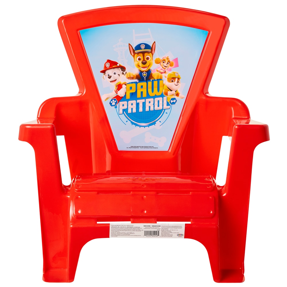 Kids' Plastic Adirondack Patio Chair, Paw Patrol, Disney Princess, Cars