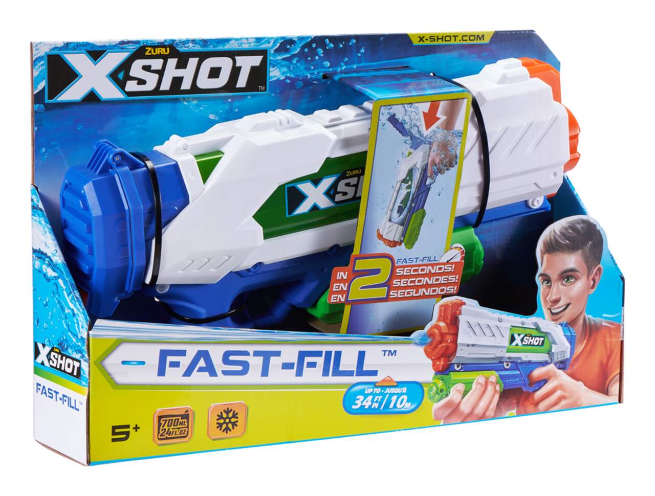 Zuru X- Shot Tube Soaker Plus Water Blaster Kids' Outdoor Summer