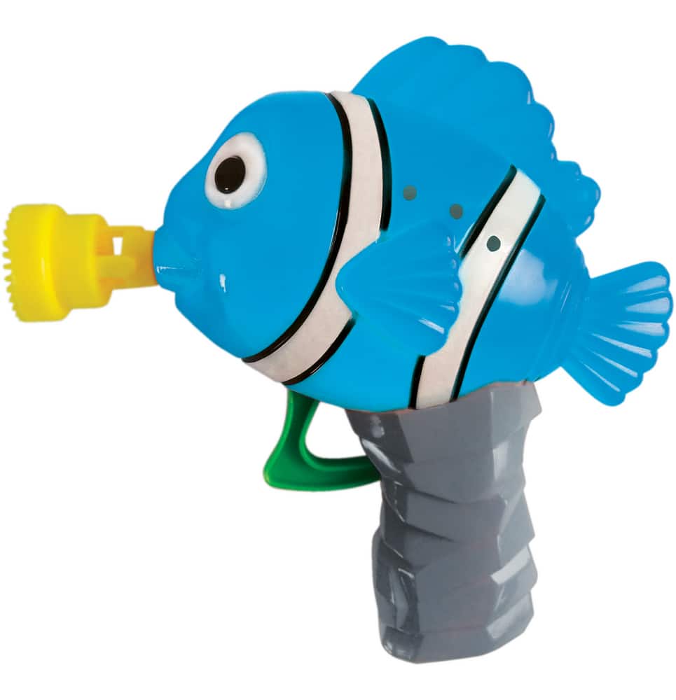 Mr. Bubble Kids' Hand-Held Fish Bubble Blower/Maker Machine w/ Bubble  Solution, Age 3+ | Party City