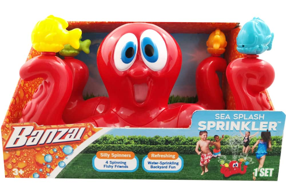 banzai sea splash octopus sprinkler