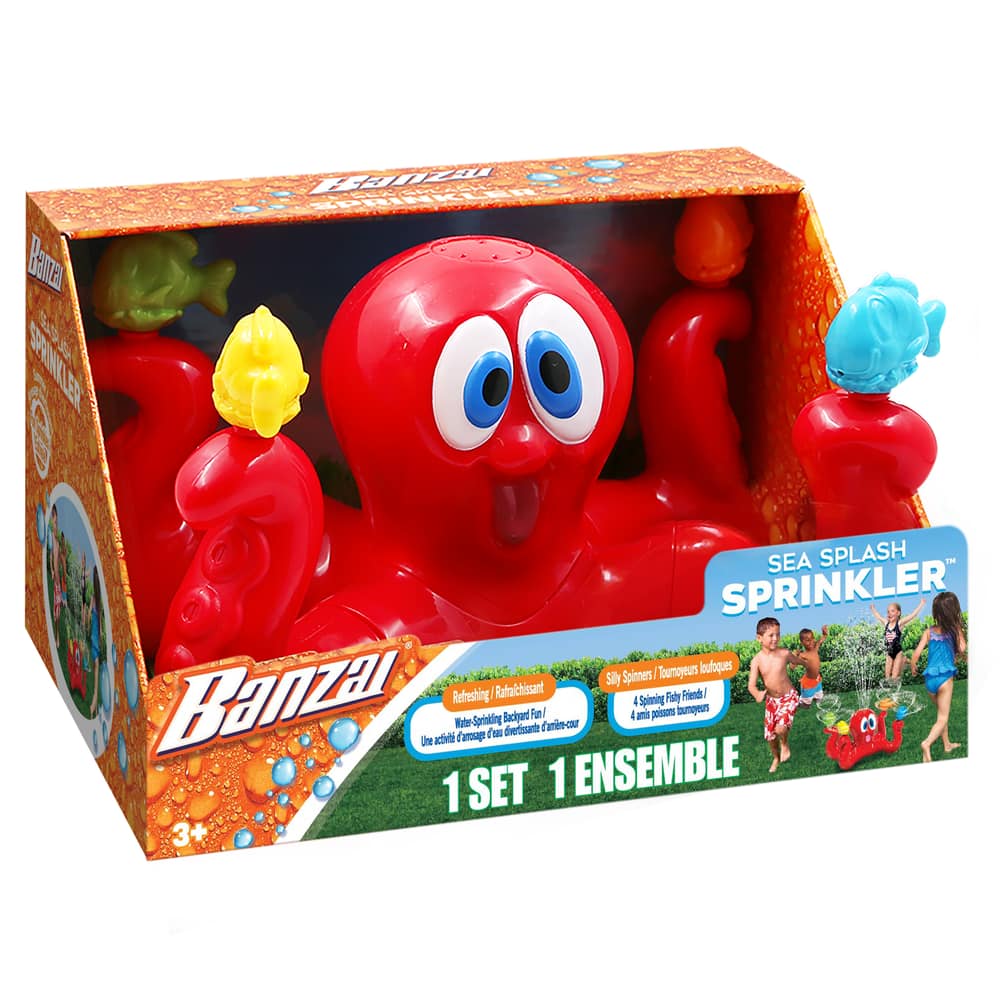 banzai sea splash octopus sprinkler