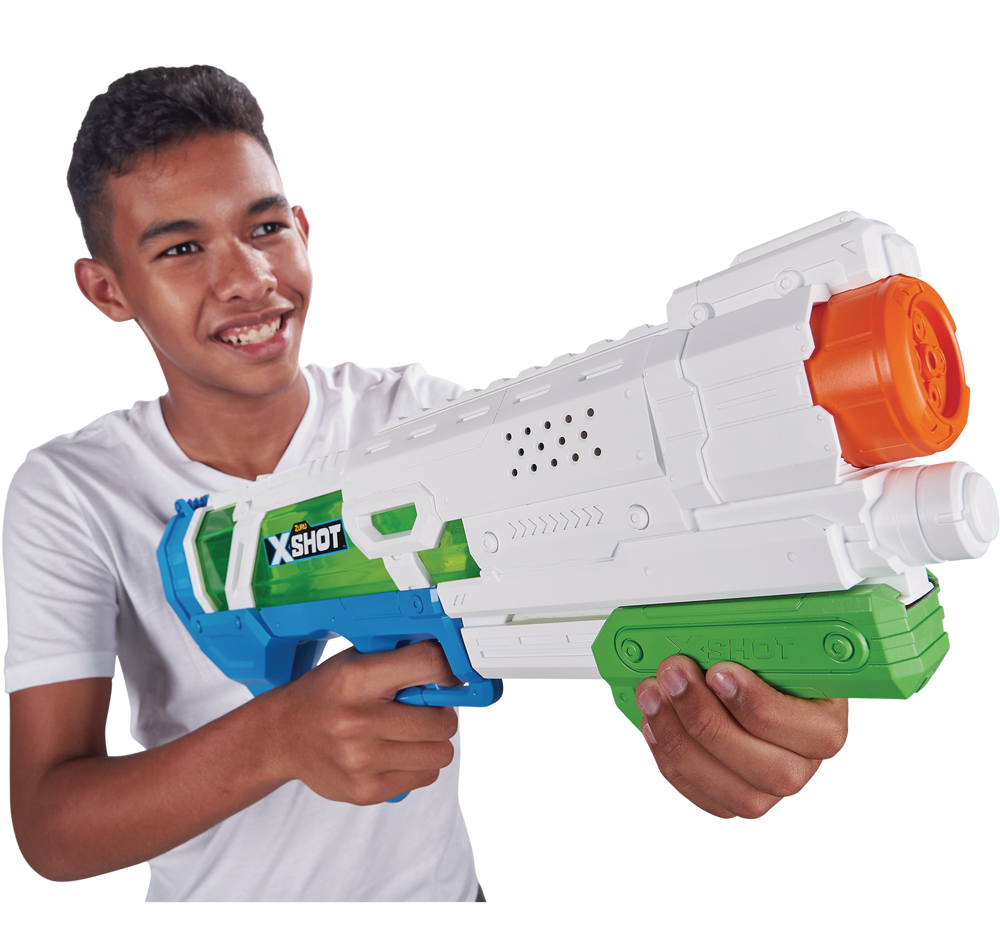 X-Shot 1 Second Fast Fill Water Squirt Gun Pistol Blaster 30 Ft Shooter Zuru 
