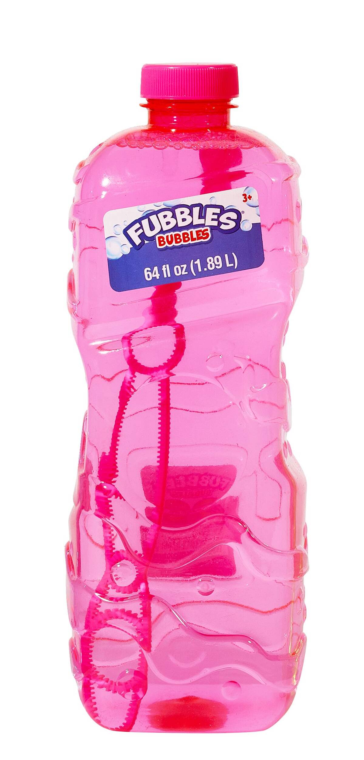 Fubbles Bubbles Bubble Solution for Kids, Clear, 64-oz, Ages 3+, for Summer/Backyard Activities Front_Flat