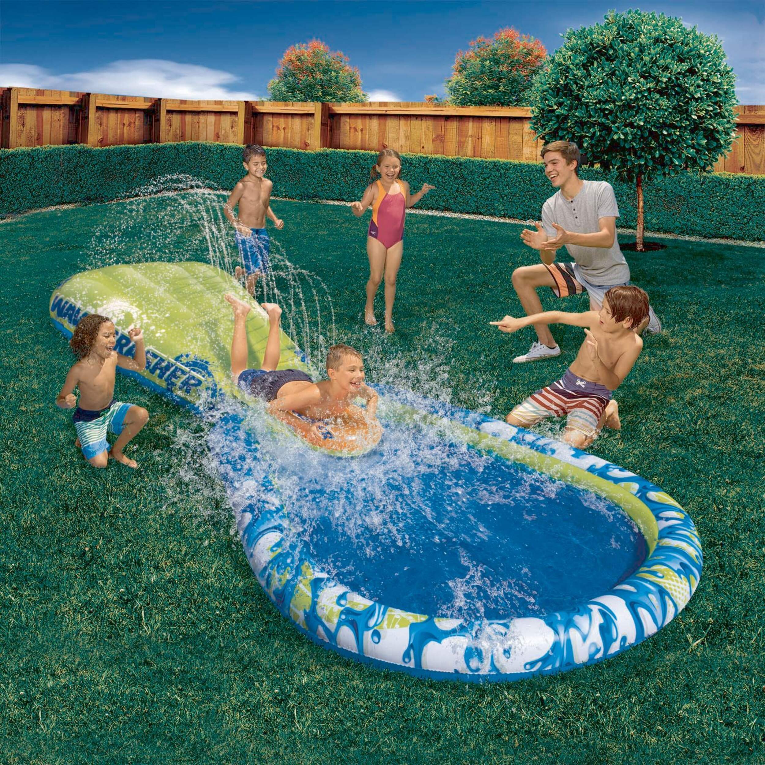 Banzai Wave Trasher Surf Water slide with Body Board, Age 5+ Canadian