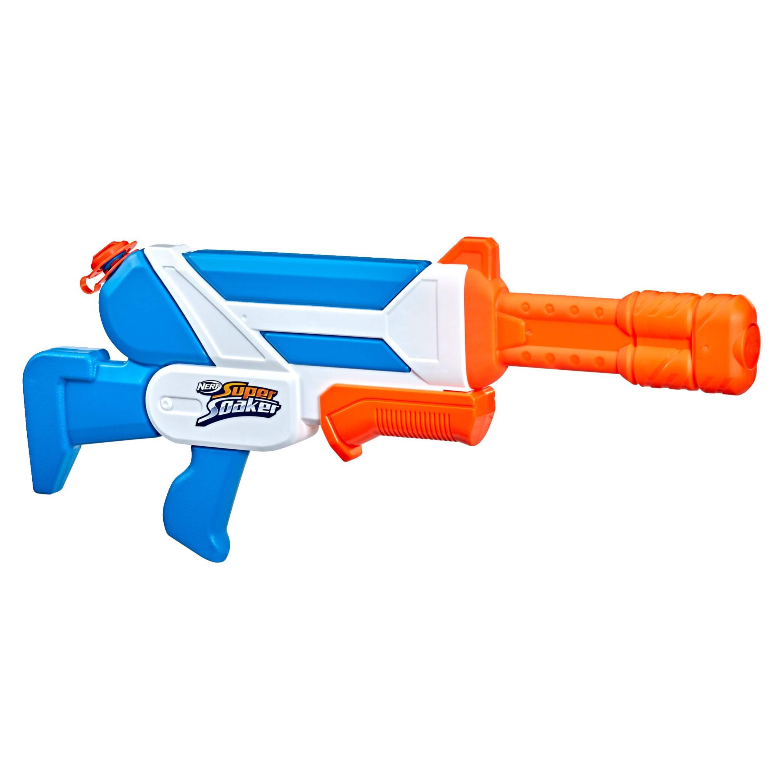 NERF Super Soaker Twister Water Blaster Toy with 2 Twisting Streams of Water, 37-oz, Age 6+ Front_Three_Fourths_Angled_Right