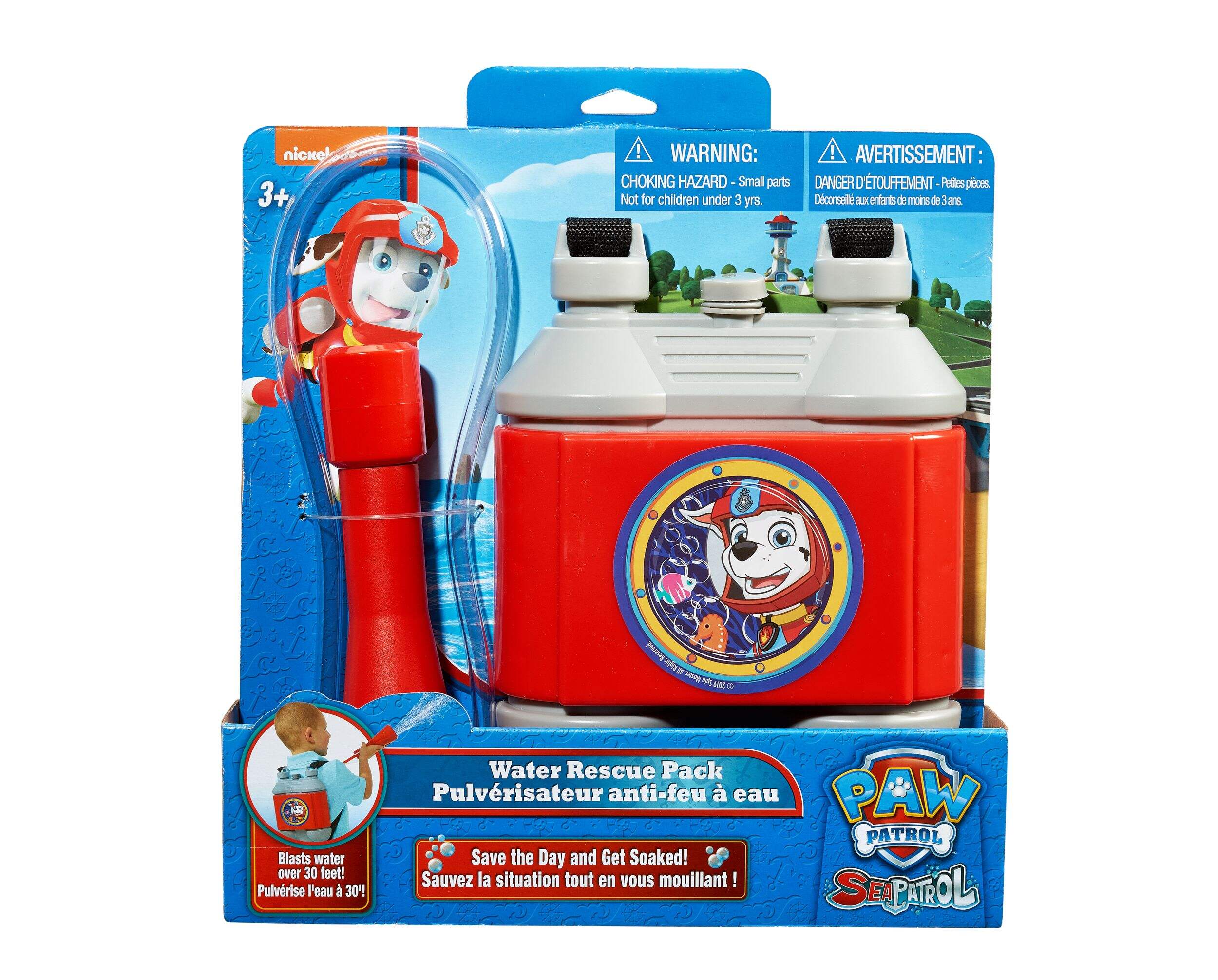PAW Patrol Water Rescue Pack Front_Flat