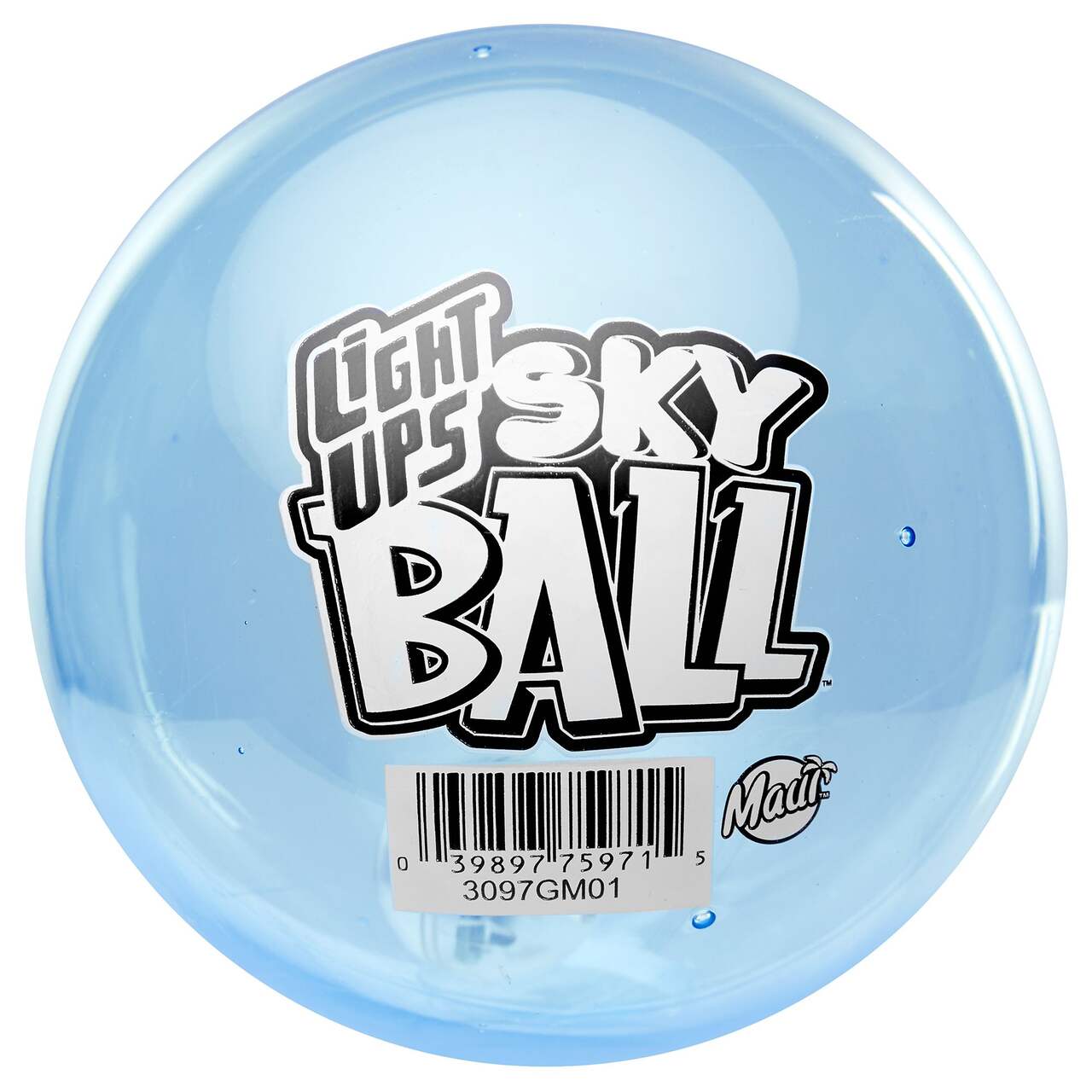 Balle rebondissante pour enfants Maui Toys Sky Ball, DEL,  Light-Up/Bug/Jupiter Glitter, 6 ans et plus, choix variés