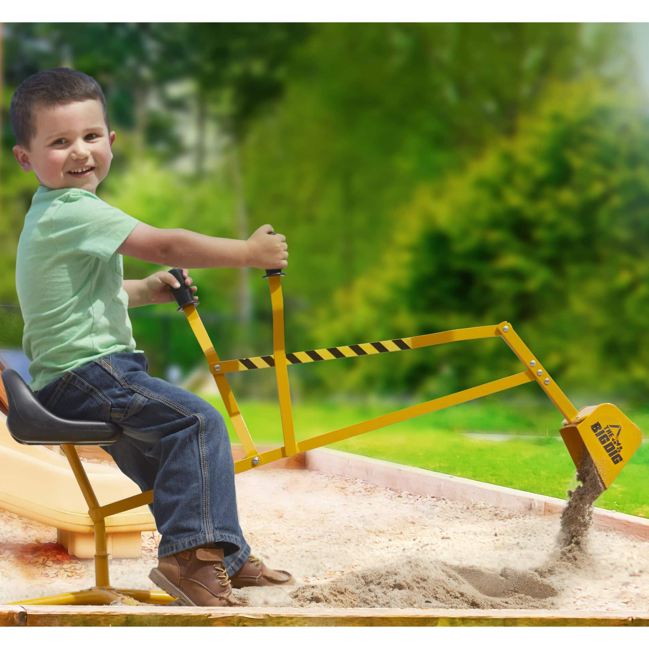 Kids sandbox hot sale excavator