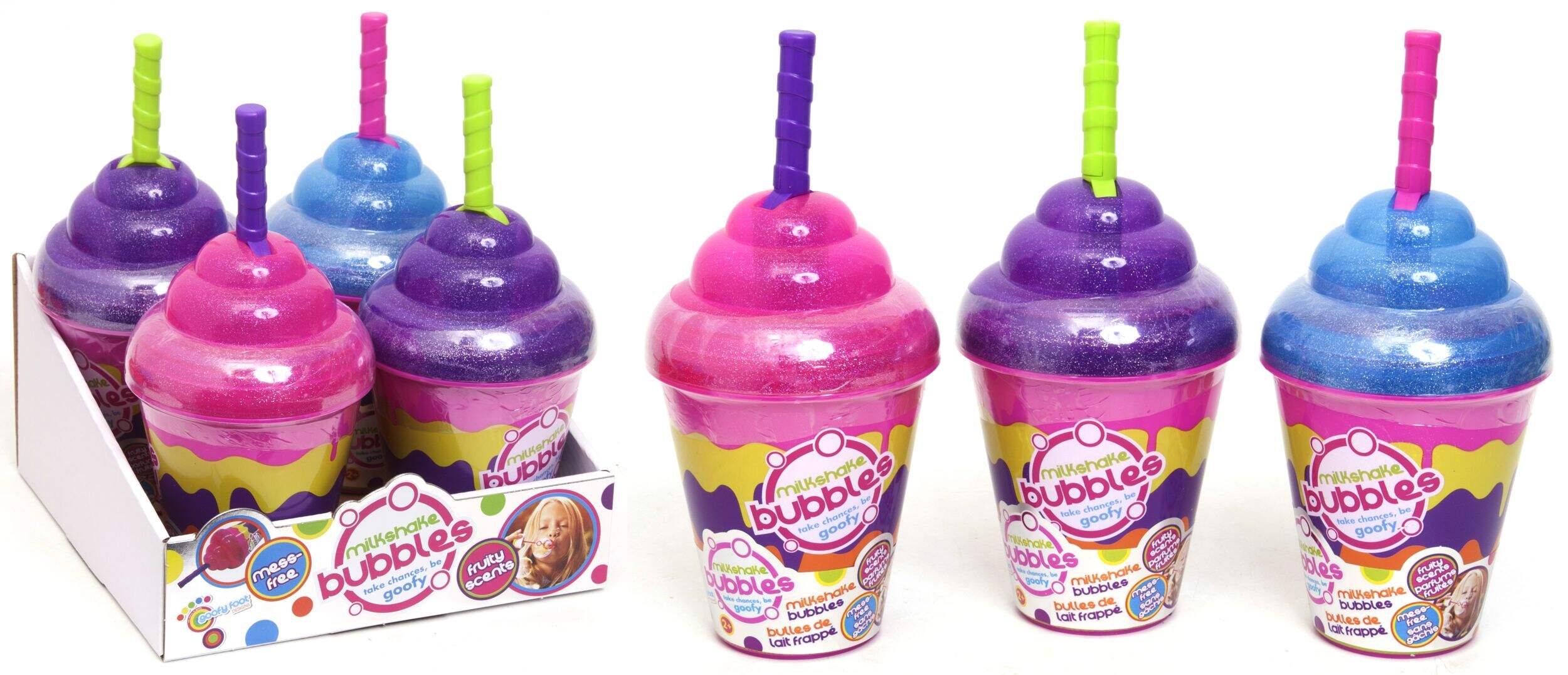 Goofy Foot – souffleur/machine à bulles pour enfants Milkshake & Straw, résistant aux éclaboussures, âge 5 ans et plus Composite_or_Mixed