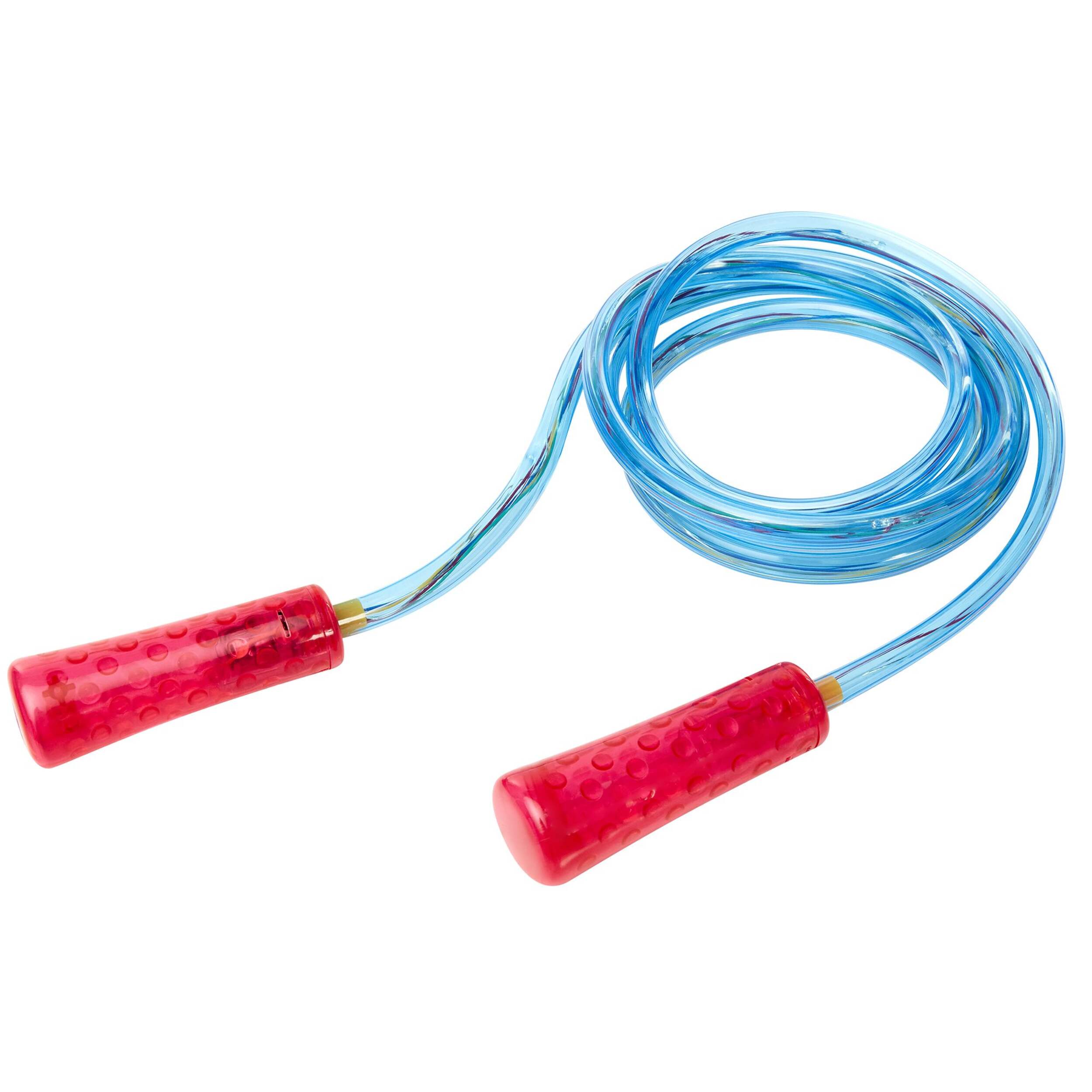 Corde à sauter à DEL pour enfants Light-Ups avec poignées scintillantes, multicolore, 7 pi, choix variés, 6 ans et plus, pour activités estivales et d'extérieur Front_Three_Fourths_Angled_Left