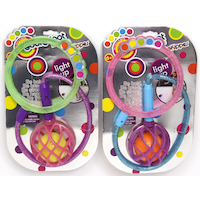 Goofy Foot Kids' Glitter LED Light-Up Ankle Skipper Skip-It Toy, Multi-Coloured, Ages 6+, for Summer/Backyard Activities