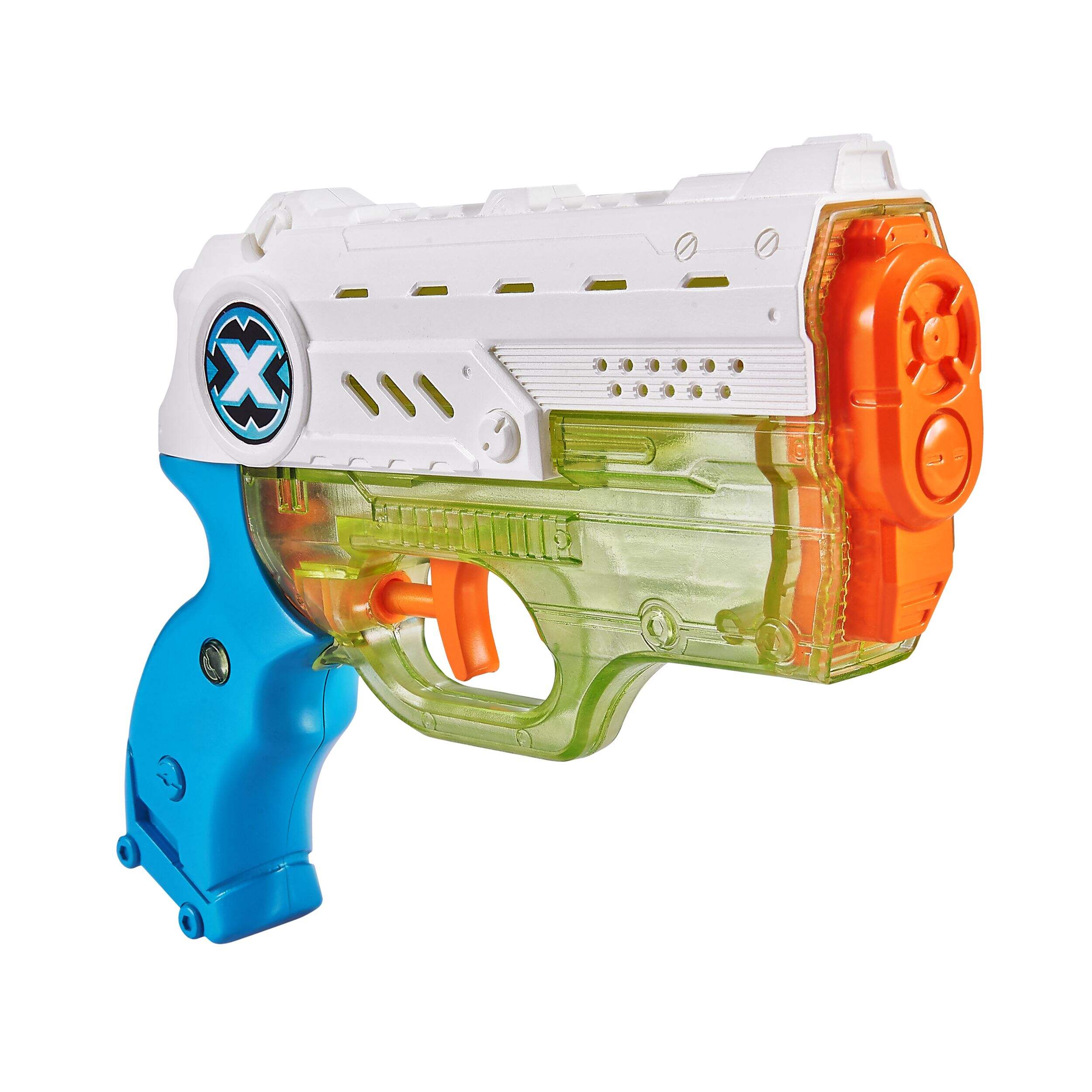 ZURU X-Shot Nano Fast-Fill Water Blaster, Kids' Outdoor Summer Water Toy, Age 5+ Front_Three_Fourths_Angled_Left