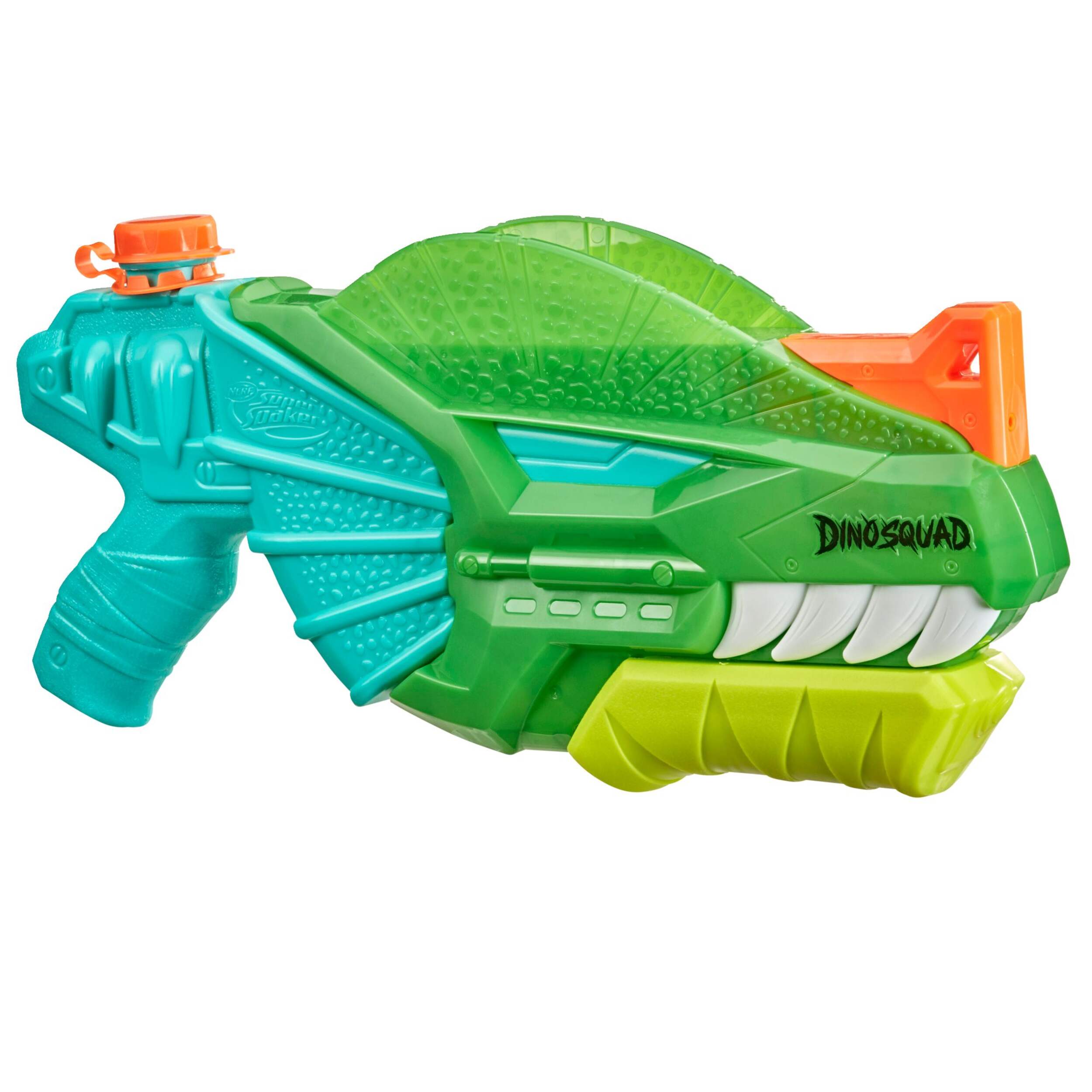 NERF Super Soaker Dino Squad Water Blaster, Kids' Outdoor Summer Water Toy, Age 6+ Front_Three_Fourths_Angled_Right