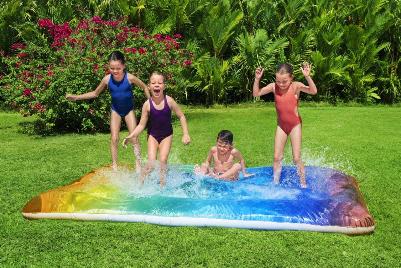 Bestway Rainbow Blobz with Water-Filled Splash Pad, Age 3+