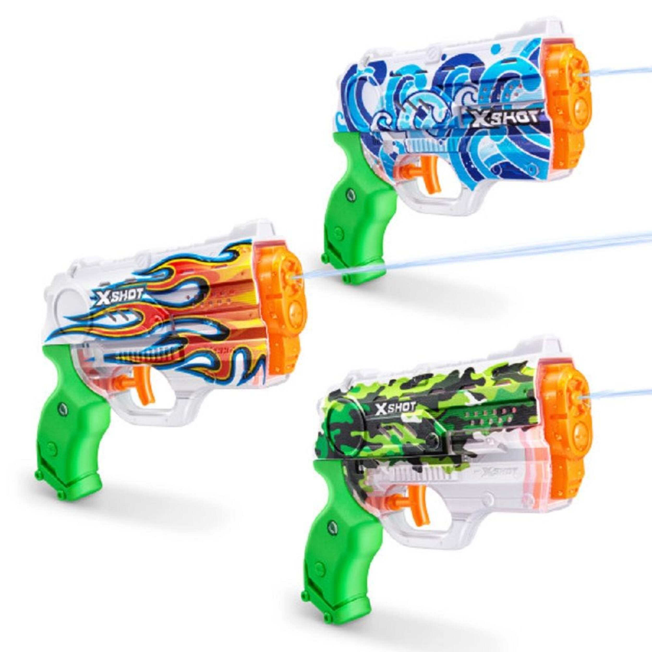 Pistolet à eau ZURU X-Shot SKINS Fast Fill Nano, jouet d'été pour enfants, 3,3 oz Front_Three_Fourths_Angled_Right