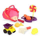 Sands Ahoy! Outdoor Beach Sand Playset with 9 Beach Accessories, Bilingual, 9-pc Front_Angled_Right