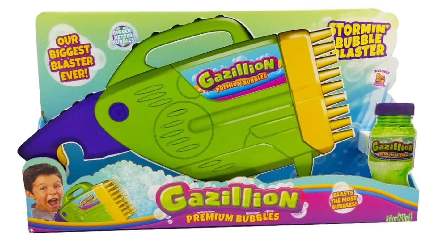 Gazillion Bubbles Stormin Bubble Blaster Includes 8 oz of Bubble Solution Ages 3 Canadian Tire