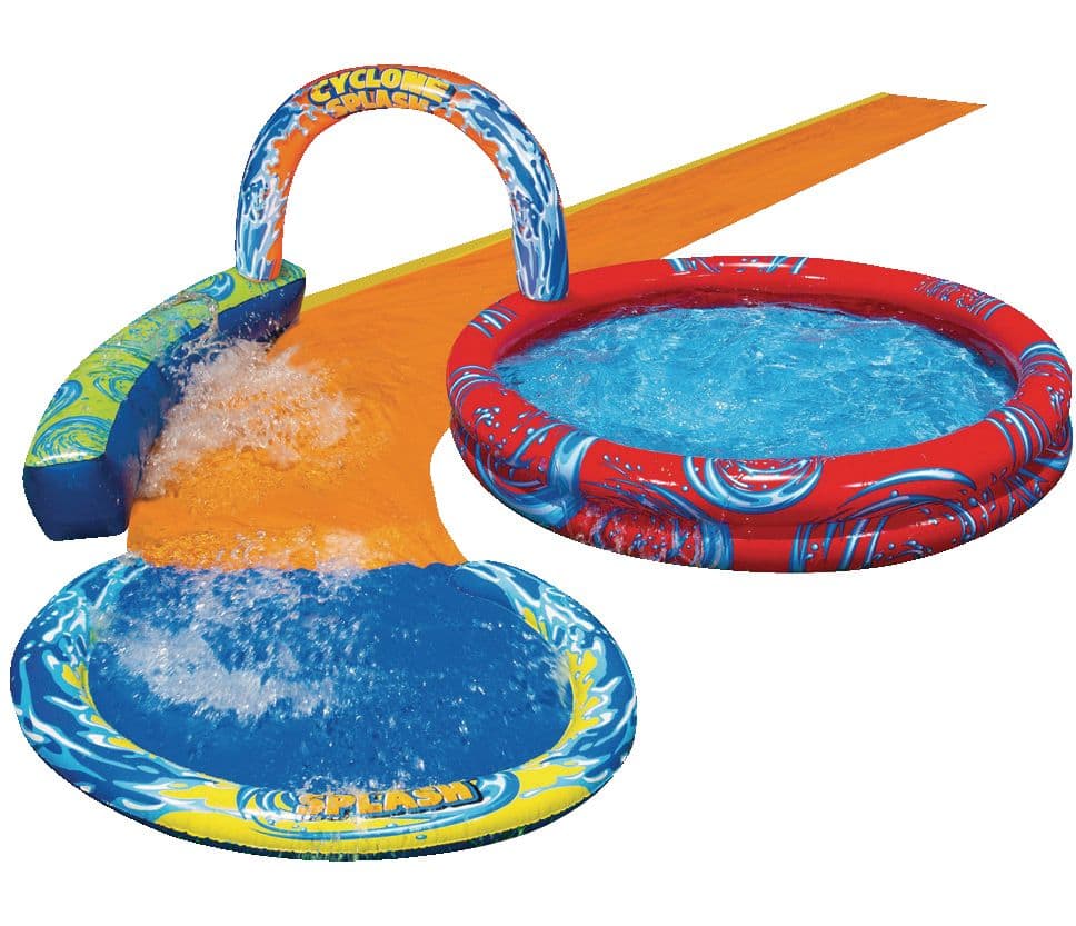 Banzai Cyclone Splash Park w/ Slide, Pool & Sprinkler, Kids' Outdoor Water  Toy, Age 3+