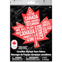 Canadian Olympic Temporary Tattoos Front_Flat