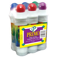 Primo Bingo Non-Leaking Dauber Markers, 6-pc, Multicolour, Age 12+ Front_Angled_Right