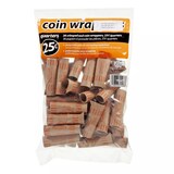 Merangue Paper Tube Coin Roll Wrappers, Coin Sorting Equipment, Quarter, 36pc, Age 12+ Front_Flat