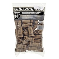 Rouleaux en papier pour pièces de monnaie Merangue, équipement de tri de monnaie, 1 dollar, paq. 36, 12 ans et plus