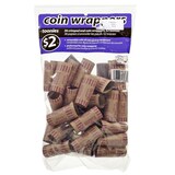 Merangue Paper Tube Coin Roll Wrappers, Coin Sorting Equipment, Toonies, 36pc, Age 12+ Front_Flat