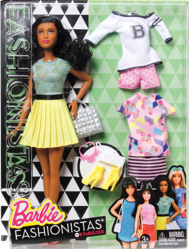 Barbie Fashionista Doll with Bonus Outfits