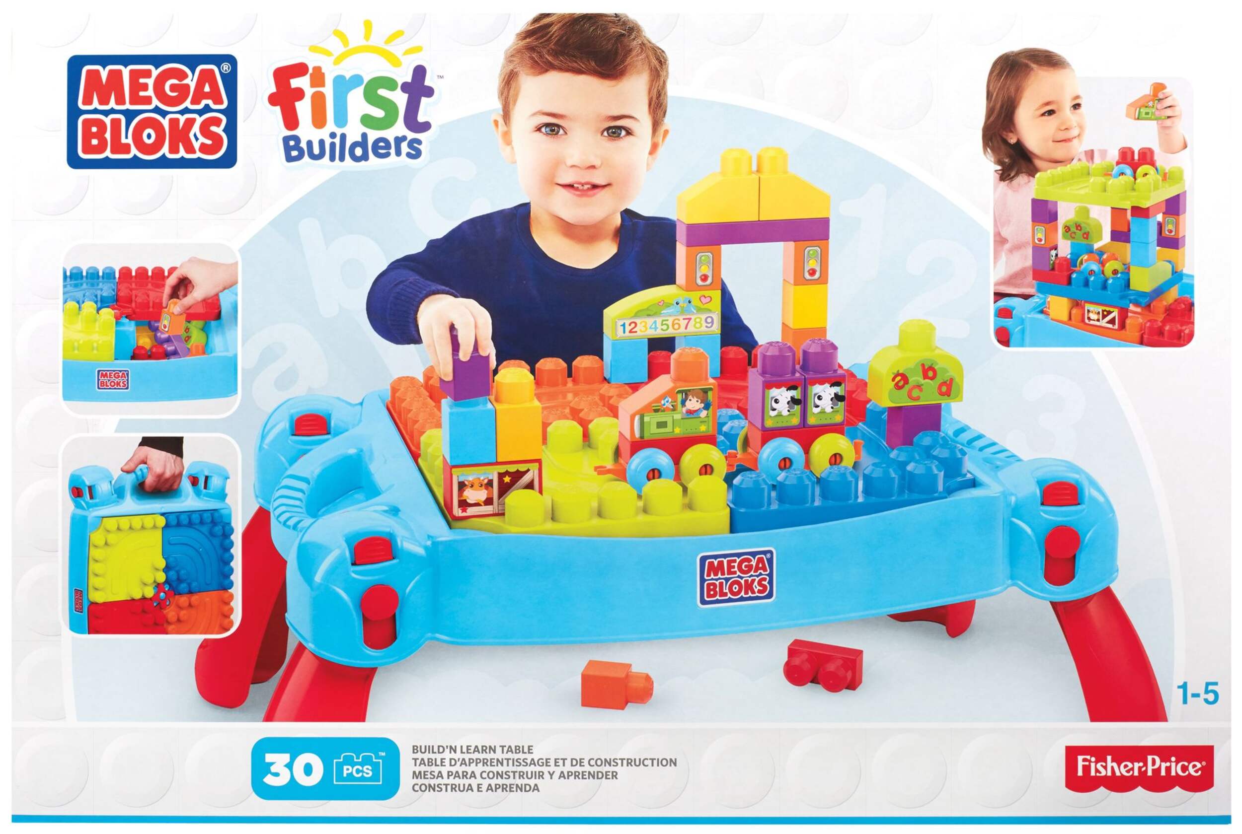Mega Bloks Building Table Front_Flat
