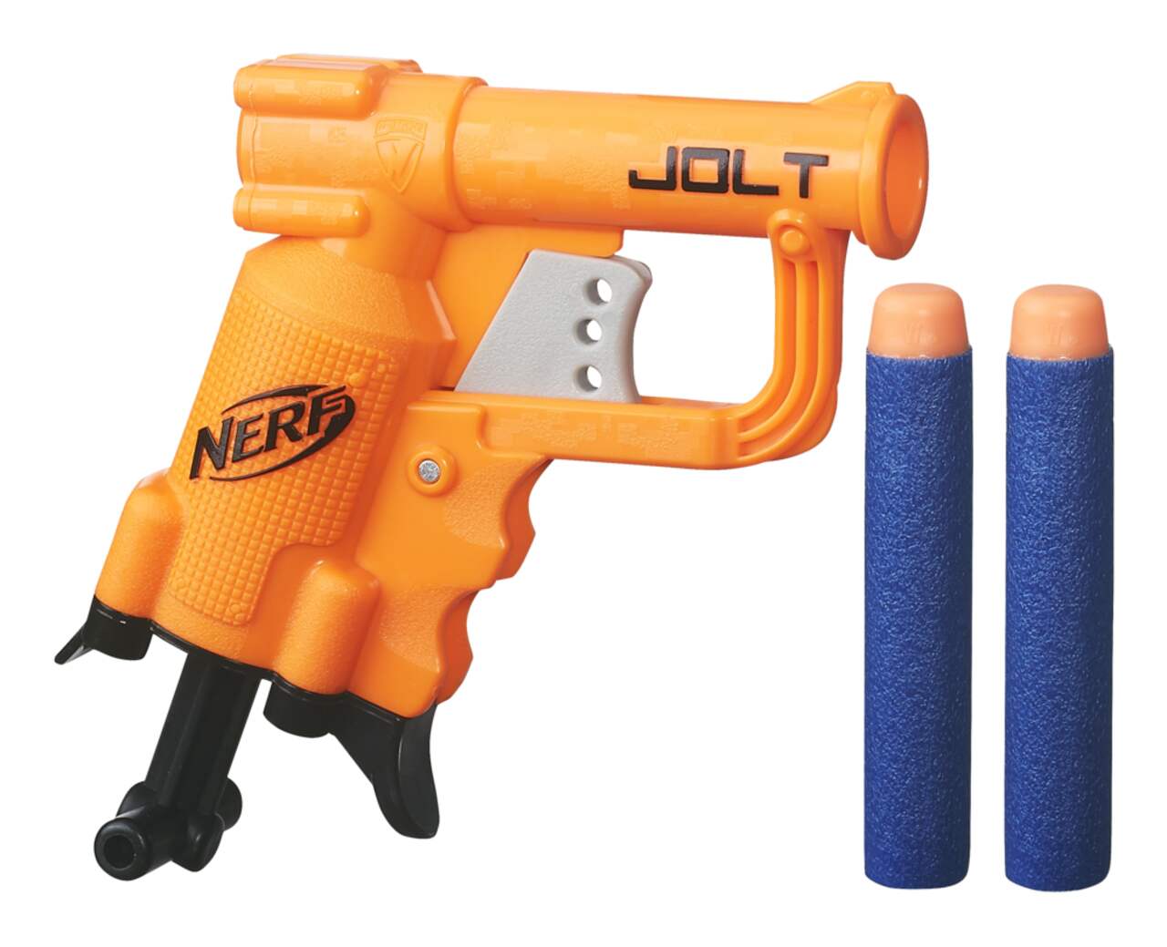 Pistolet NERF N-Strike Elite Jolt avec 2 fléchettes Elite, orange
