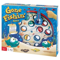 Gone Fishin' Hand-Eye Coordination Game, Multi-Coloured, 2 Players, Ages 4+, for Birthday/Party Favour
