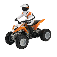RC Yamaha 1:6 Scale Remote Controlled Raptor 700R Race Quad Vehicle Toy, Ages 8+