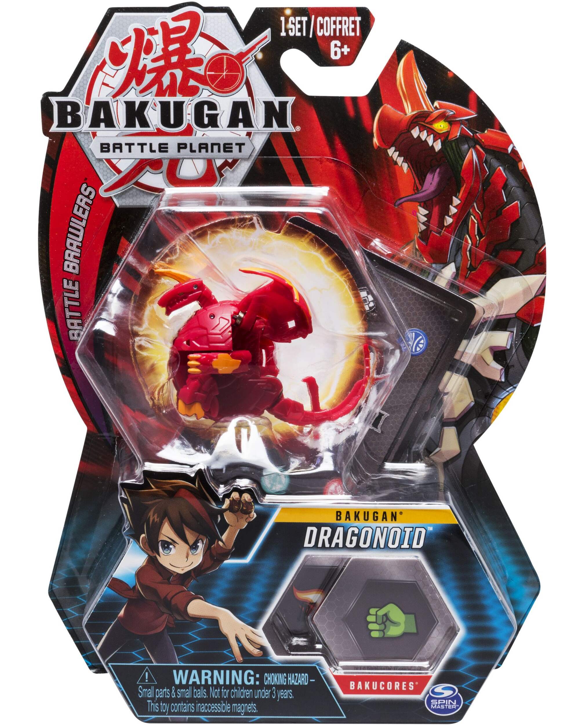 Bakugan Core Ball Transforming Creature Action Figure Toy, Assorted, Age 6+ Front_Flat