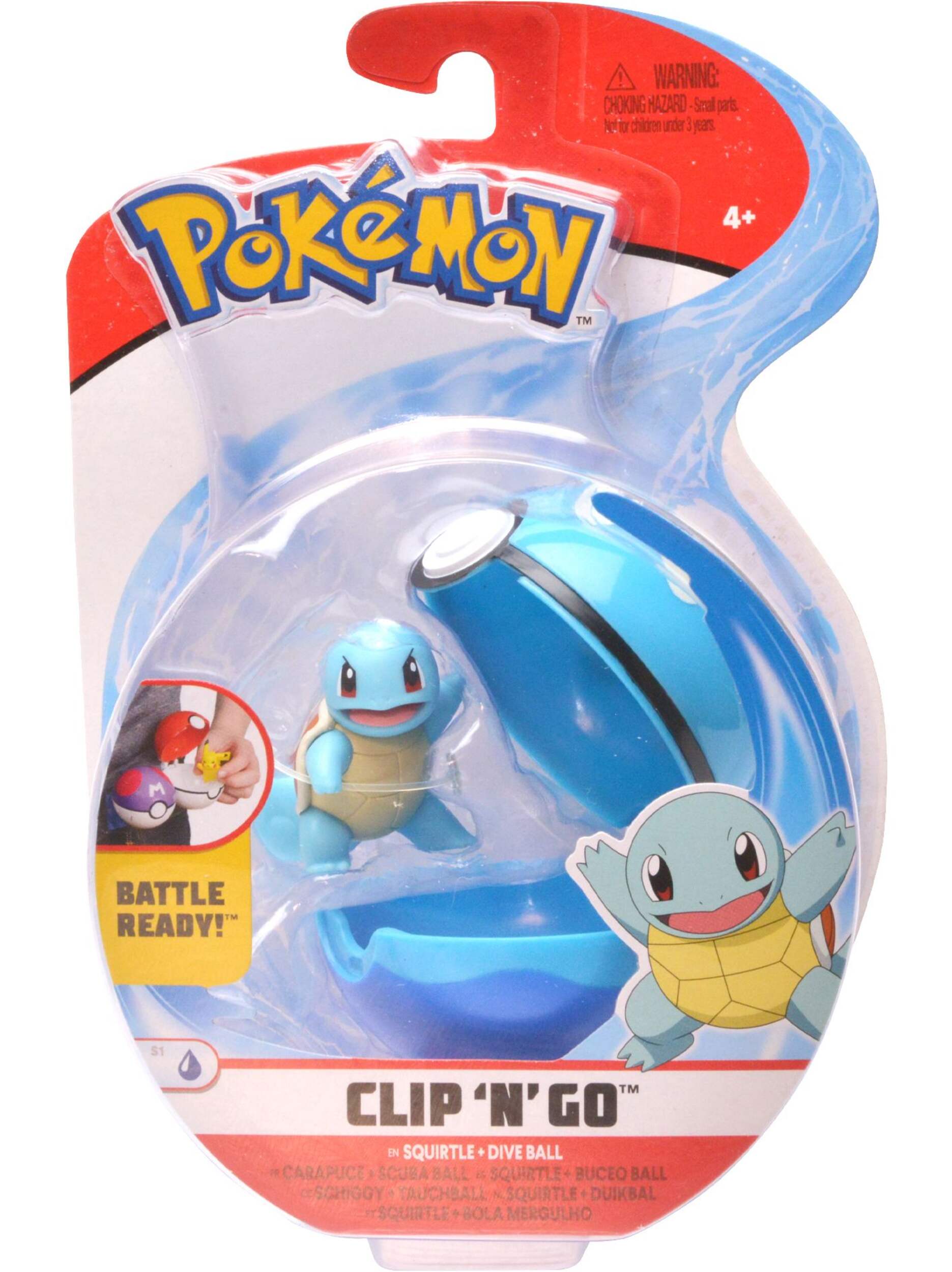 Pokémon Clip ‘N’ Go Poké Ball, Assorted Front_Elevated