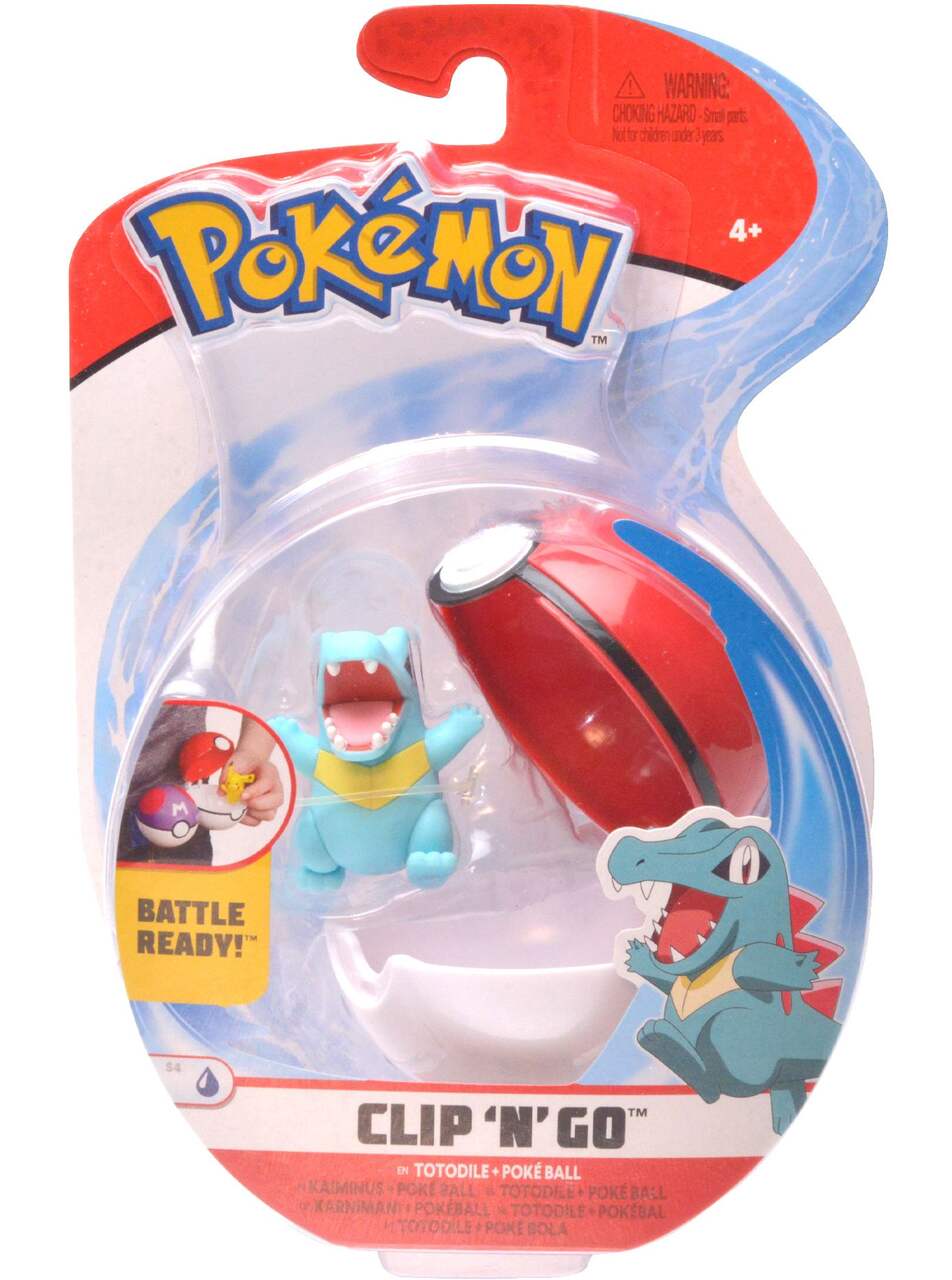 Ceinture pour pokéballs Pokémon Clip 'N' Go avec figurine de 2 po, choix  varié, 4 ans et plus