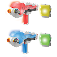Laser X Revolution Double Blasters Laser Tag Set, 2 Players, Age 6+ Front_Three_Fourths_Angled_Left