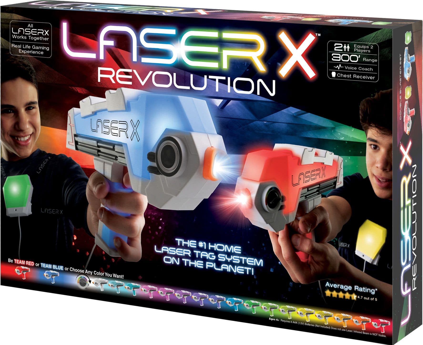 Laser tag set cheap of 6