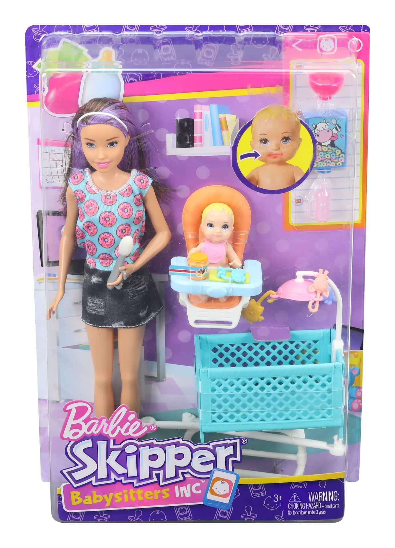 Barbie Skipper Babysitters Inc. Playset for Kids Assorted Ages 3 Canadian Tire