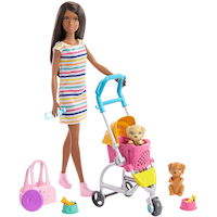 Poupées Barbie Stroll 'n Play Pups, choix varié, 3 ans et plus Composite_or_Mixed