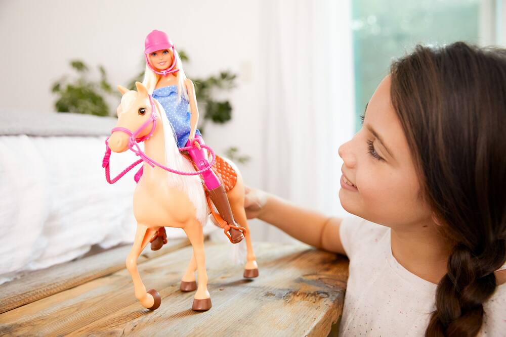 barbie horse play set