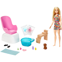 Poupée Barbie Spa de manucure et pédicure, 3 ans et plus Composite_or_Mixed