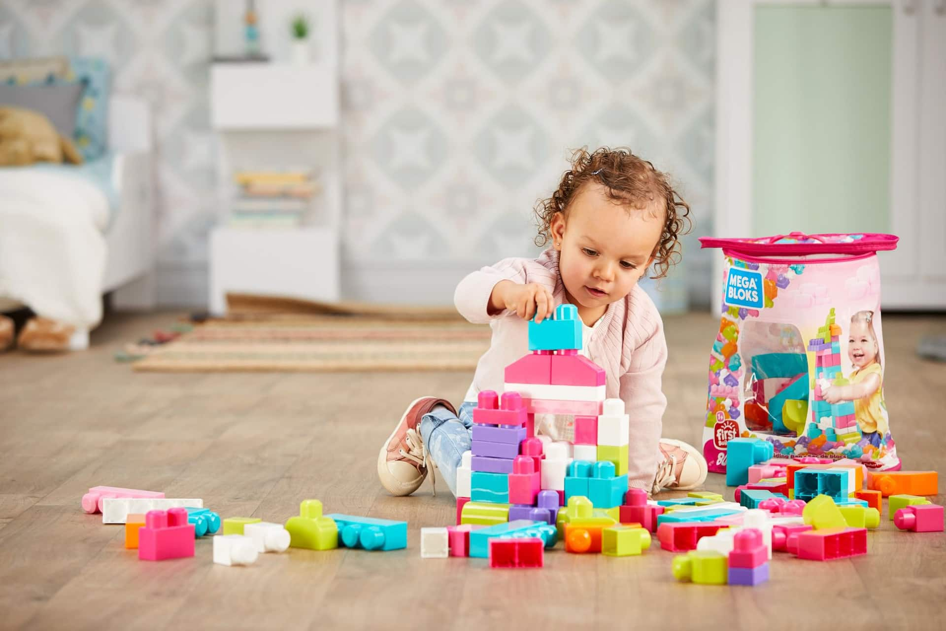 Fisher Price Mega Bloks, First Builders, Big Building Bag Block