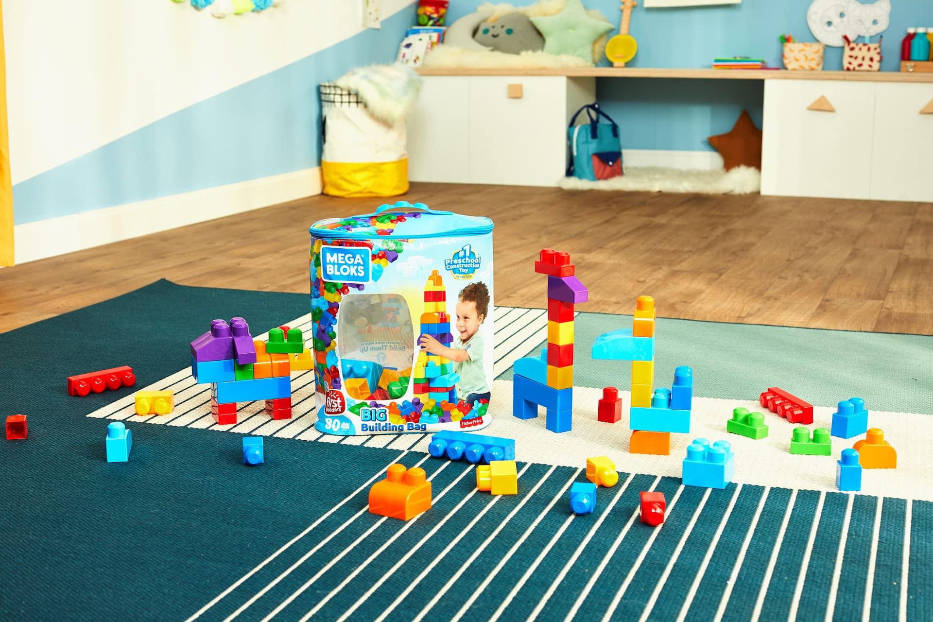 Fisher Price Mega Bloks, First Builders, Big Building Bag Block