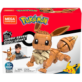 Mega Construx Pokémon Posable Jumbo Eevee Building Block Toy Kit, 830-pc, Ages 10+ Front_Elevated