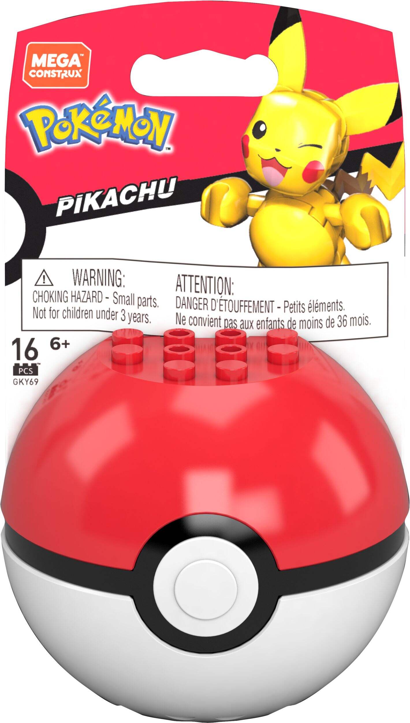 Mega Construx™ Pokémon Evergreen Poké Ball, Assorted Front_Elevated