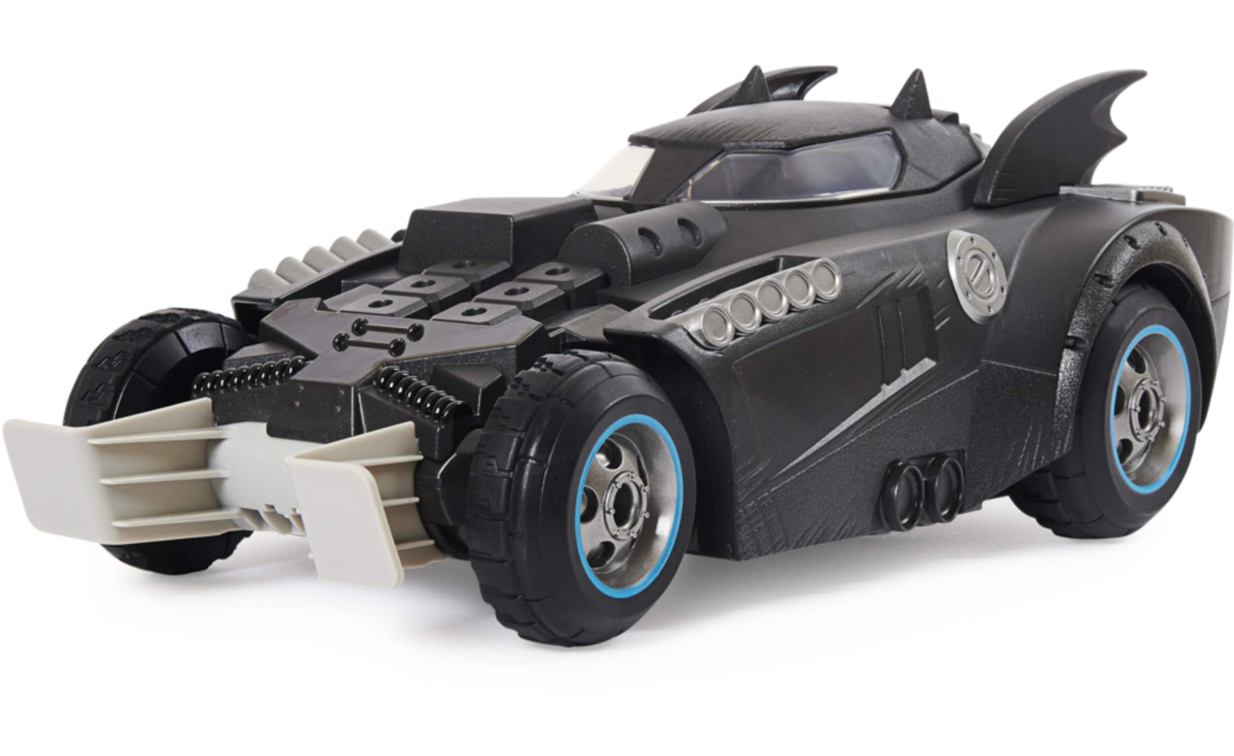 Batman Launch and Defend Batmobile Remote Controlled Vehicle Toy w/ Action Figure, Ages 4+ Front_Angled_Left