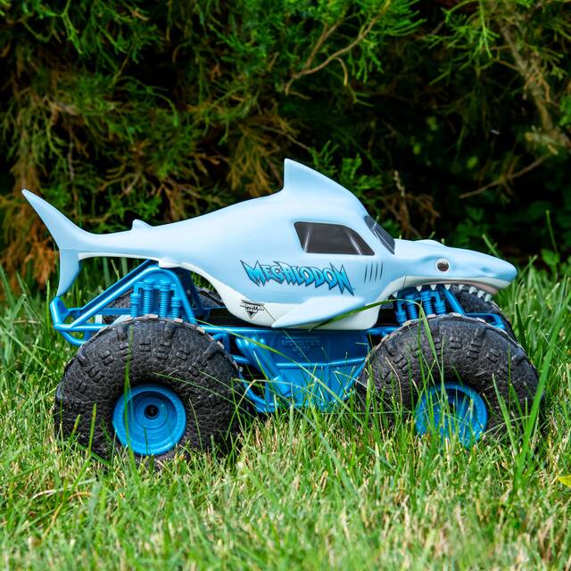 Monster Jam Megalodon STORM All-Terrain Remote Controlled Truck Vehicle ...